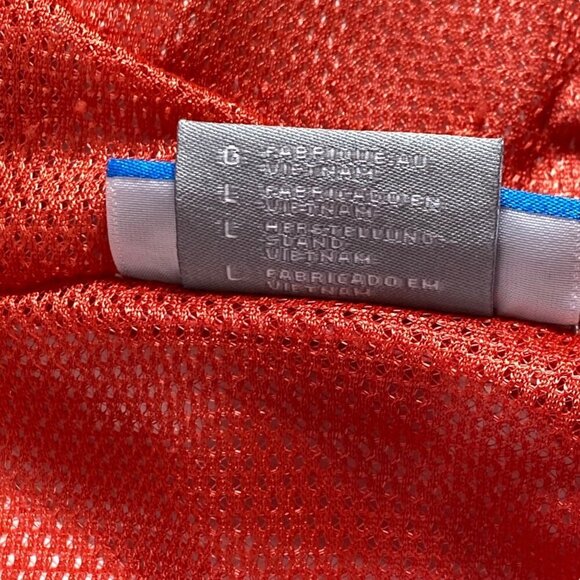 Columbia OmniTech Rain Jacket Women's Sz L Red Waterproof Breathable Lightweight - Picture 10 of 13